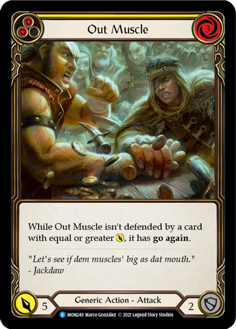 Out Muscle (Yellow) [MON249] (Monarch)  1st Edition Normal