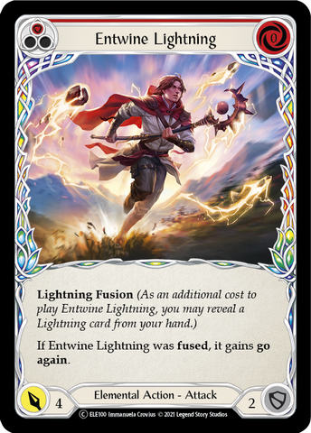 Entwine Lightning (Red) [U-ELE100] (Tales of Aria Unlimited)  Unlimited Normal