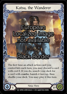 Katsu, the Wanderer - Marvel (French, Black Border) - 1HP086 - Cold Foil